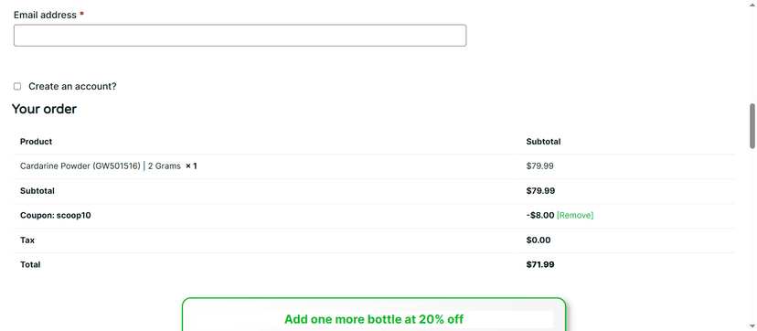 10% Off Promo Code - Exclusive Discount on SARMs & Peptides